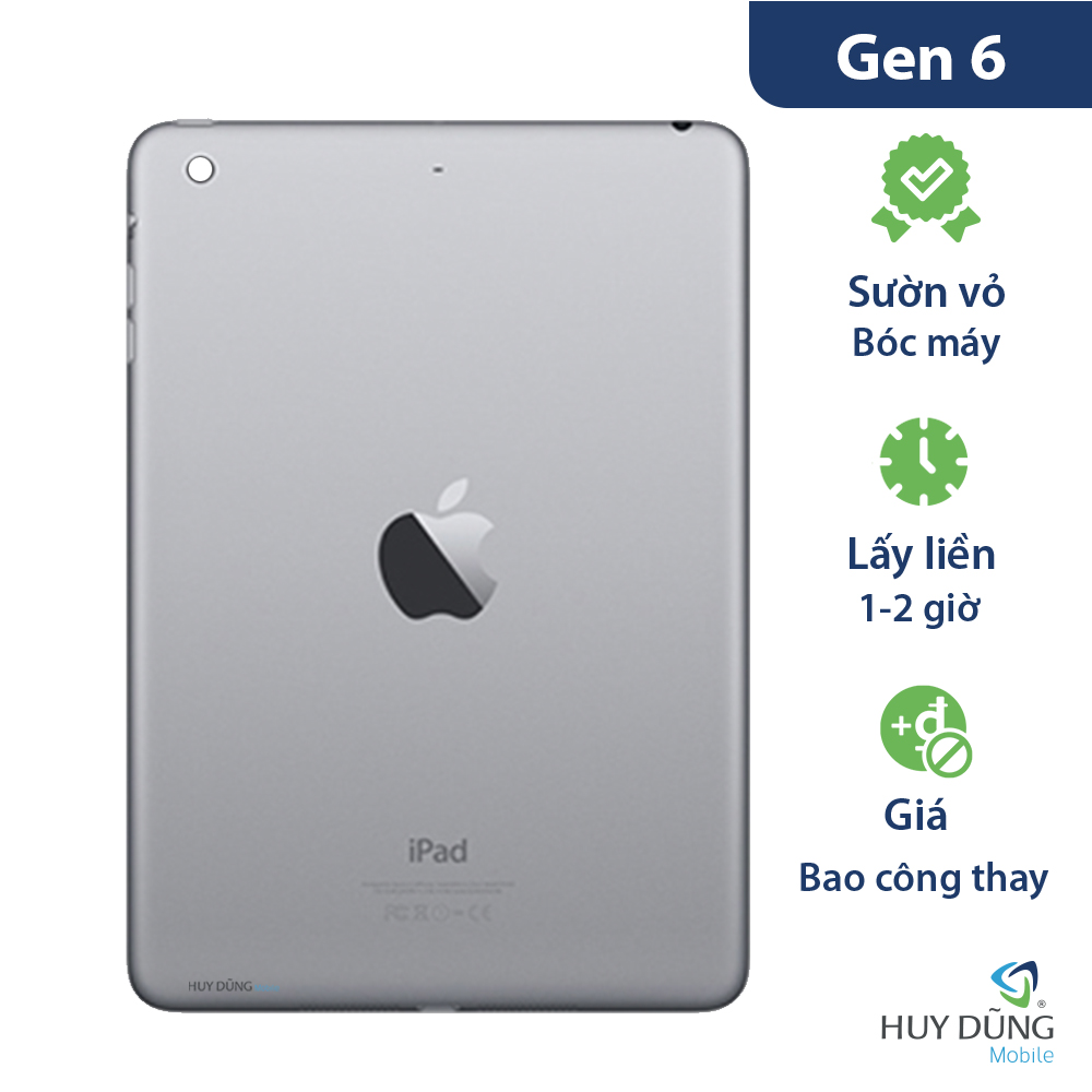 Sườn vỏ iPad Gen 6 - WIFI - bóc máy