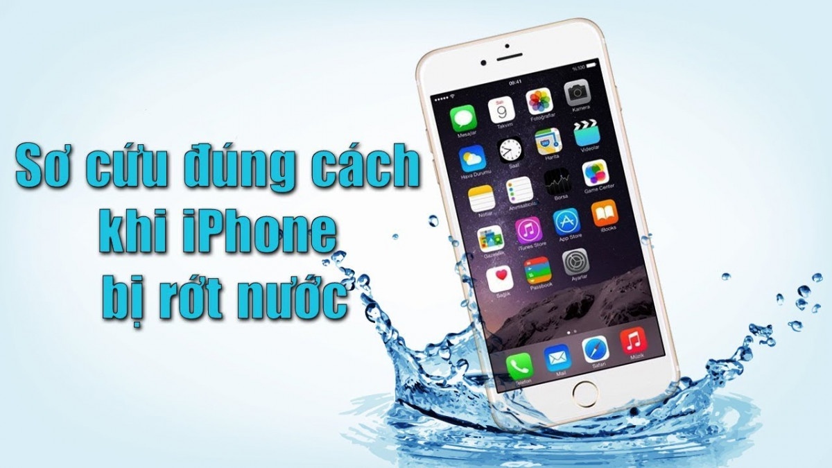 3 bước xử lý iPhone bị vô nước an toàn tránh hư hại nặng