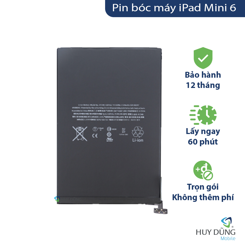 Pin bóc máy iPad Mini 6