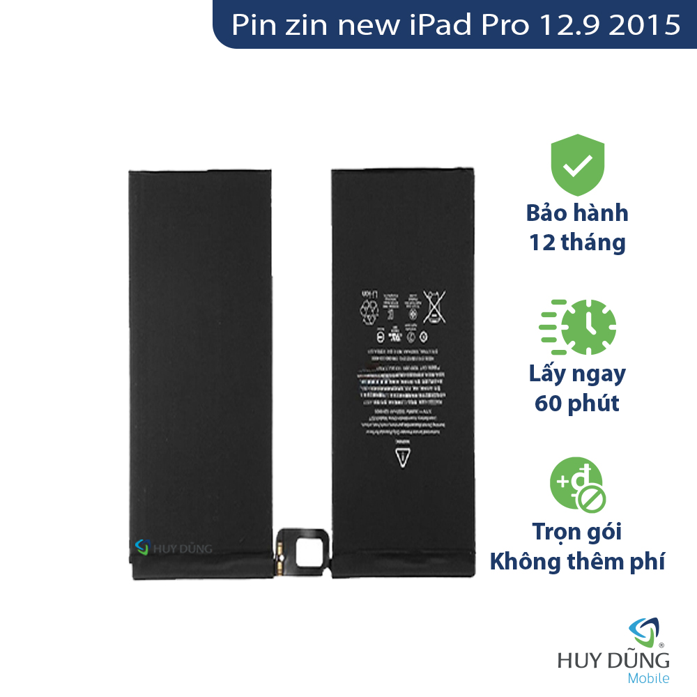 Pin zin iPad Pro 12.9 2015