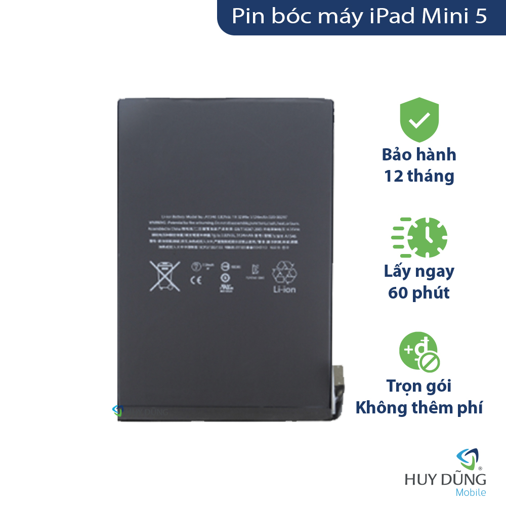 Pin bóc máy iPad Mini 5