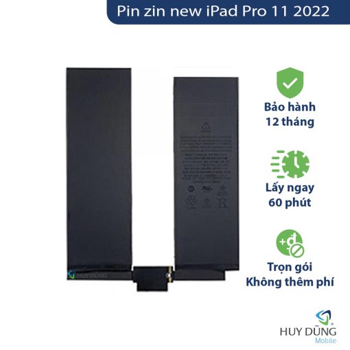 Pin zin iPad Pro 11 2022