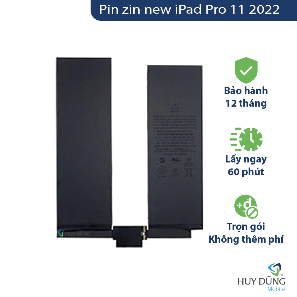 Pin zin iPad Pro 11 2022