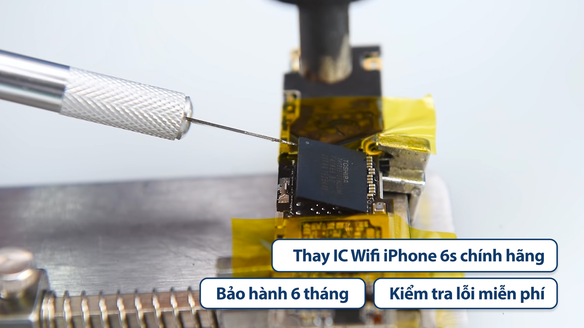 Thay IC wifi iPhone 6s