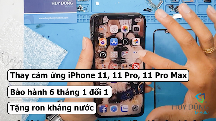Thay cảm ứng iPhone 11, 11 Pro, 11 Pro Max