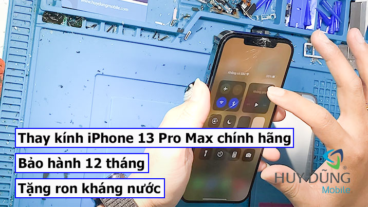 Thay mặt kính iPhone 13 Pro Max
