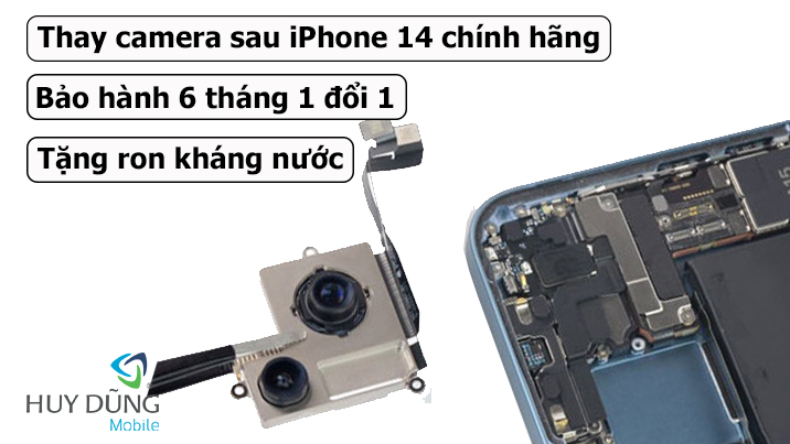 Thay camera sau iPhone 14