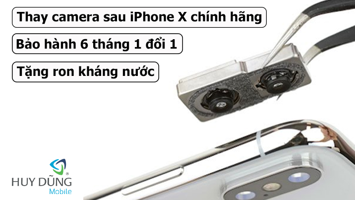 thay camera sau iPhone X