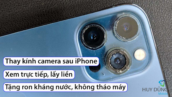 Bảng giá thay kính camera sau iPhone quận Bình Tân