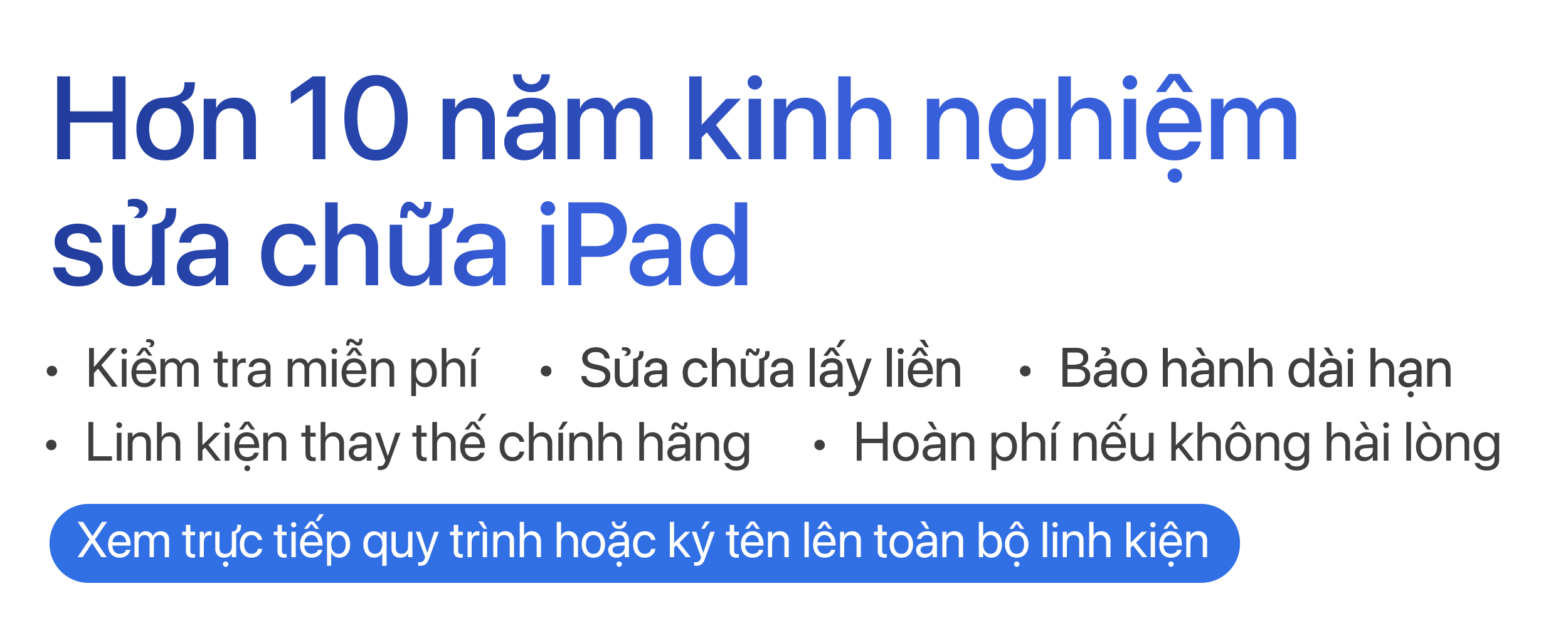 Sửa iPad Pro 12.9 2018
