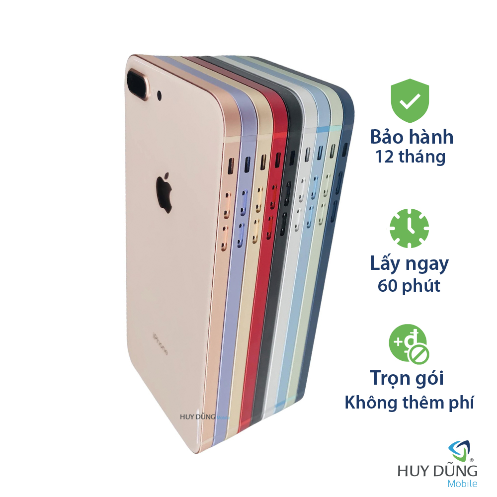 Độ vỏ iPhone 8 Plus lên 12 vuông cạnh