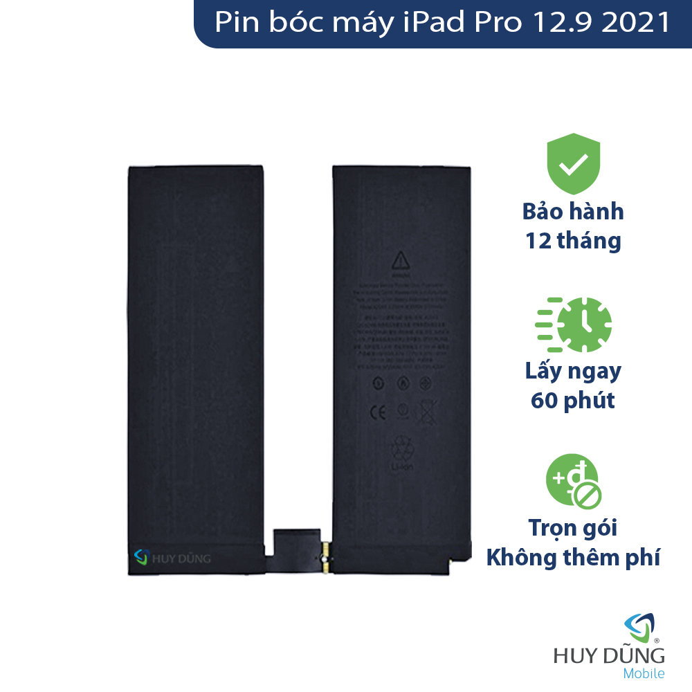 Pin bóc máy iPad Pro 12.9 inch M2