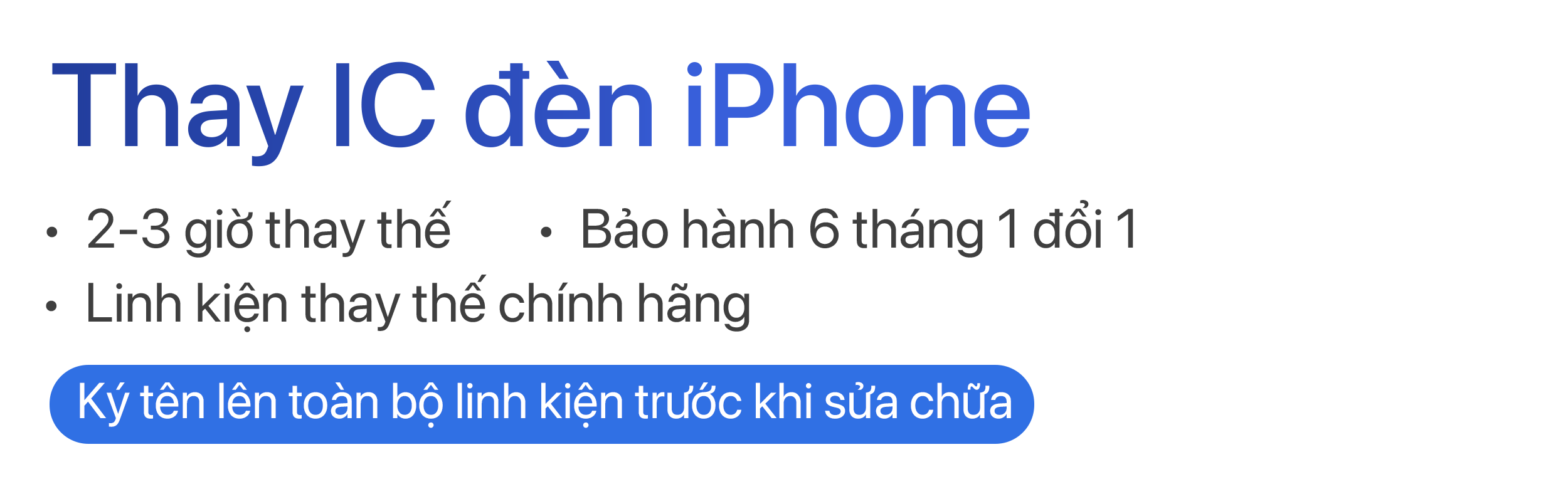 Thay ic đèn iPhone 6