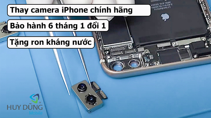 Bảng giá thay Camera iPhone trước, sau quận Bình Tân