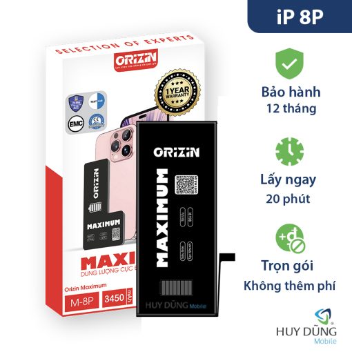 Pin Orizin iPhone 8 Plus dung lượng cao 3450mAh