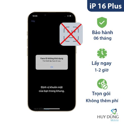 Sửa Face iD iPhone 16 Plus