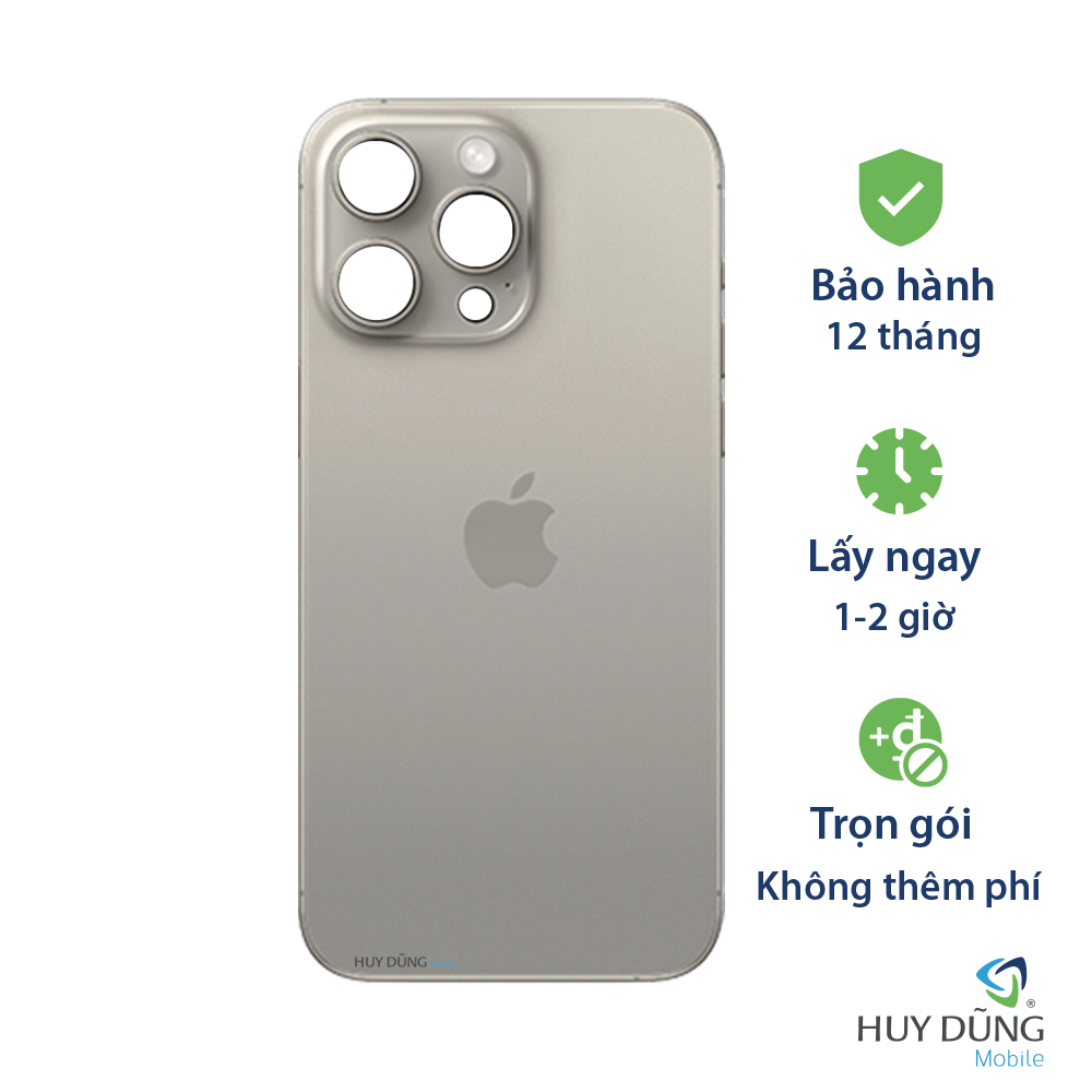 Thay mặt kính lưng iPhone 15 Pro Max