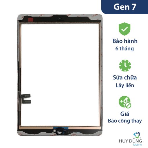 Thay mặt kính cảm ứng iPad Gen 7