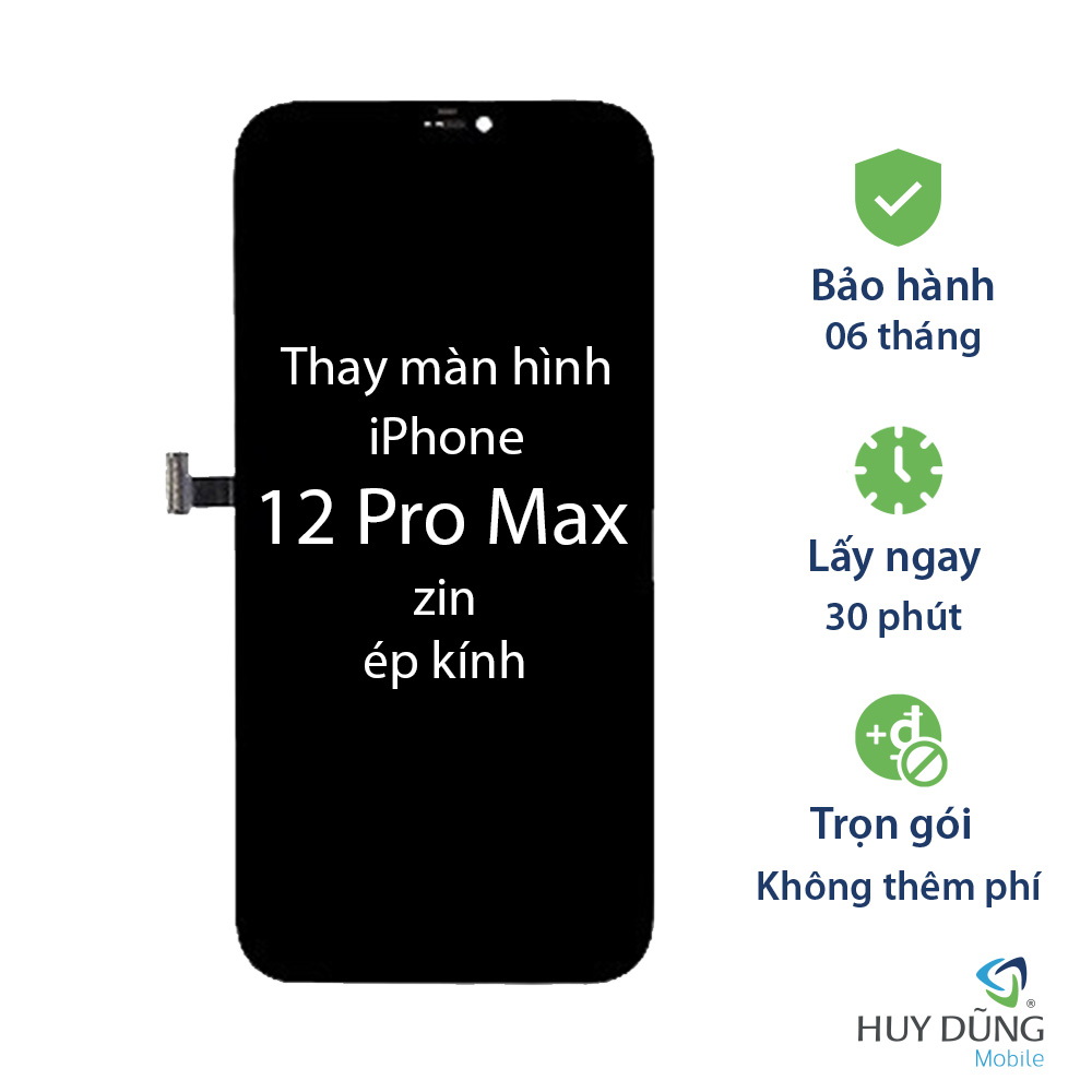 Màn hình zin ép kính iPhone 12 Pro Max