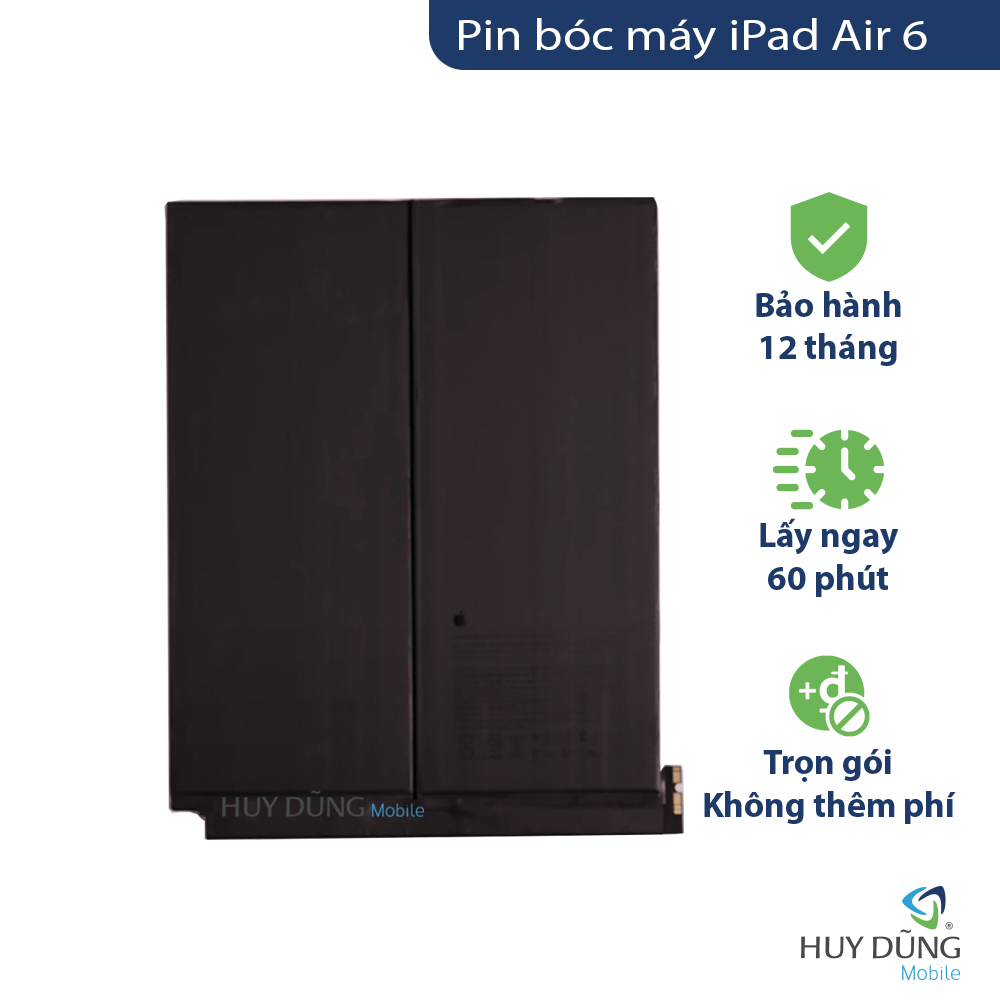 Pin bóc máy iPad Air 6