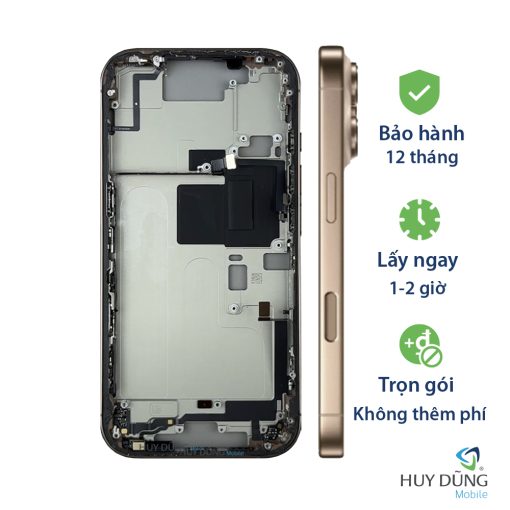 Sườn vỏ iPhone 16 Pro bóc máy