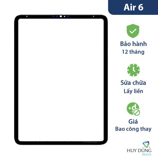 Thay mặt kính iPad Air 6