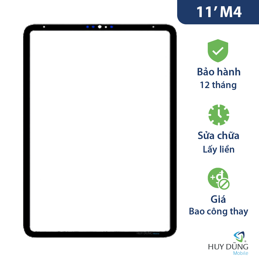 Thay mặt kính iPad Pro 11 inch 2024