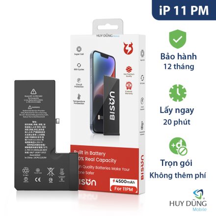 Pin Bison iPhone 11 Pro Max dung lượng cao 4.500 mAh