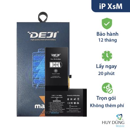 Pin Deji iPhone Xs Max dung lượng cực cao 3810mAh