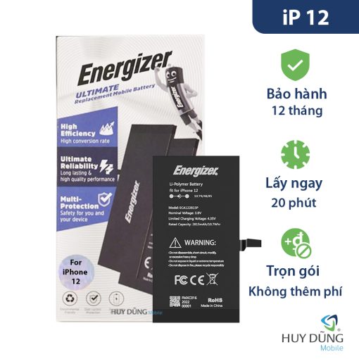 Pin Energizer iPhone 12