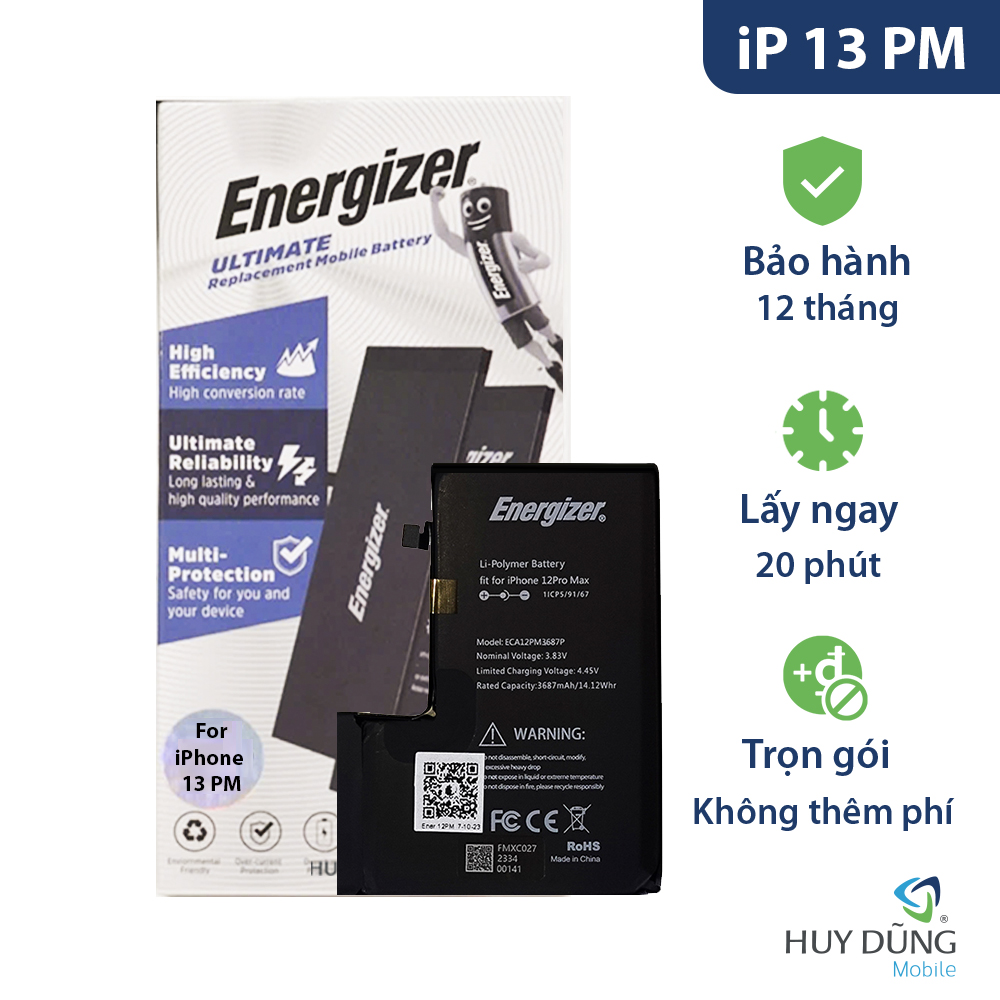 Pin iPhone 13 Pro Max Energizer