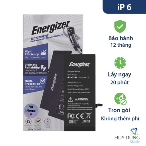 Pin iPhone 6 Energizer