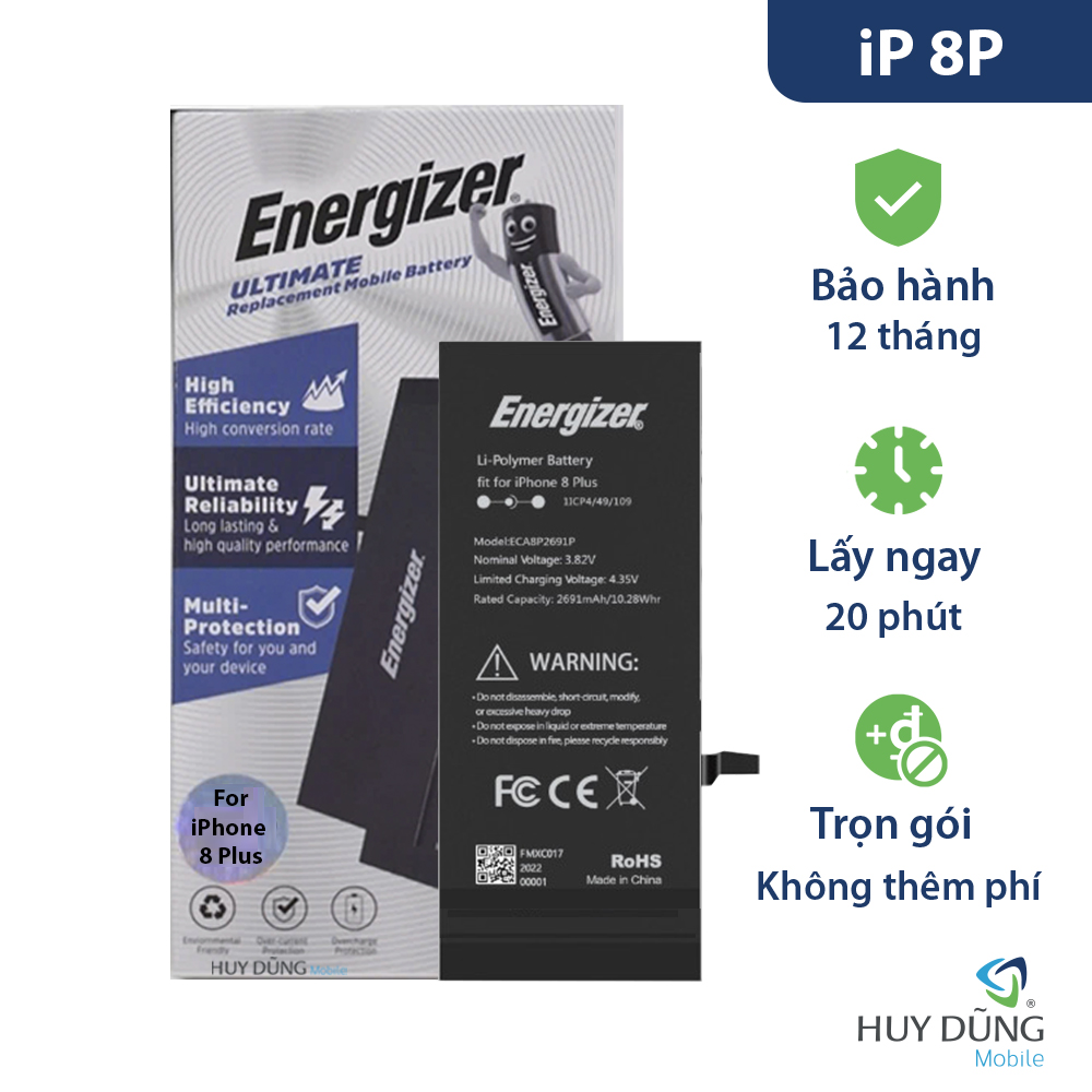 Pin Energizer iPhone 8 Plus