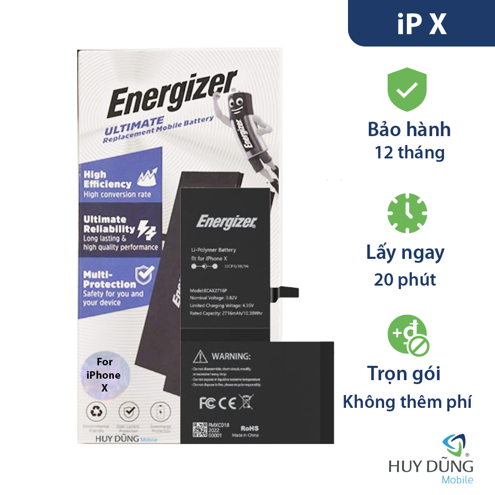 Pin iPhone X Energizer