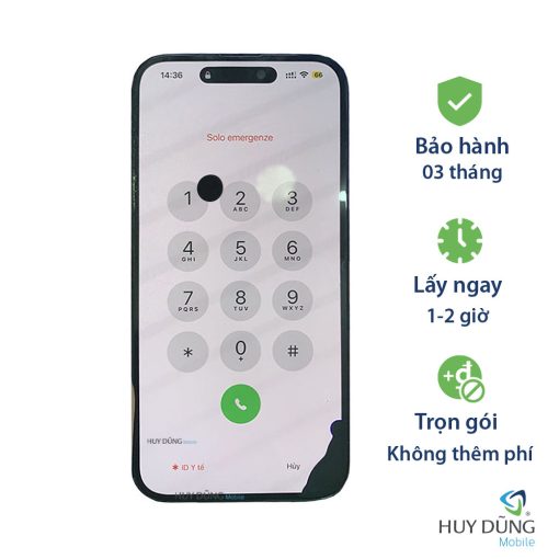 Sửa màn hình iPhone bị lem mực