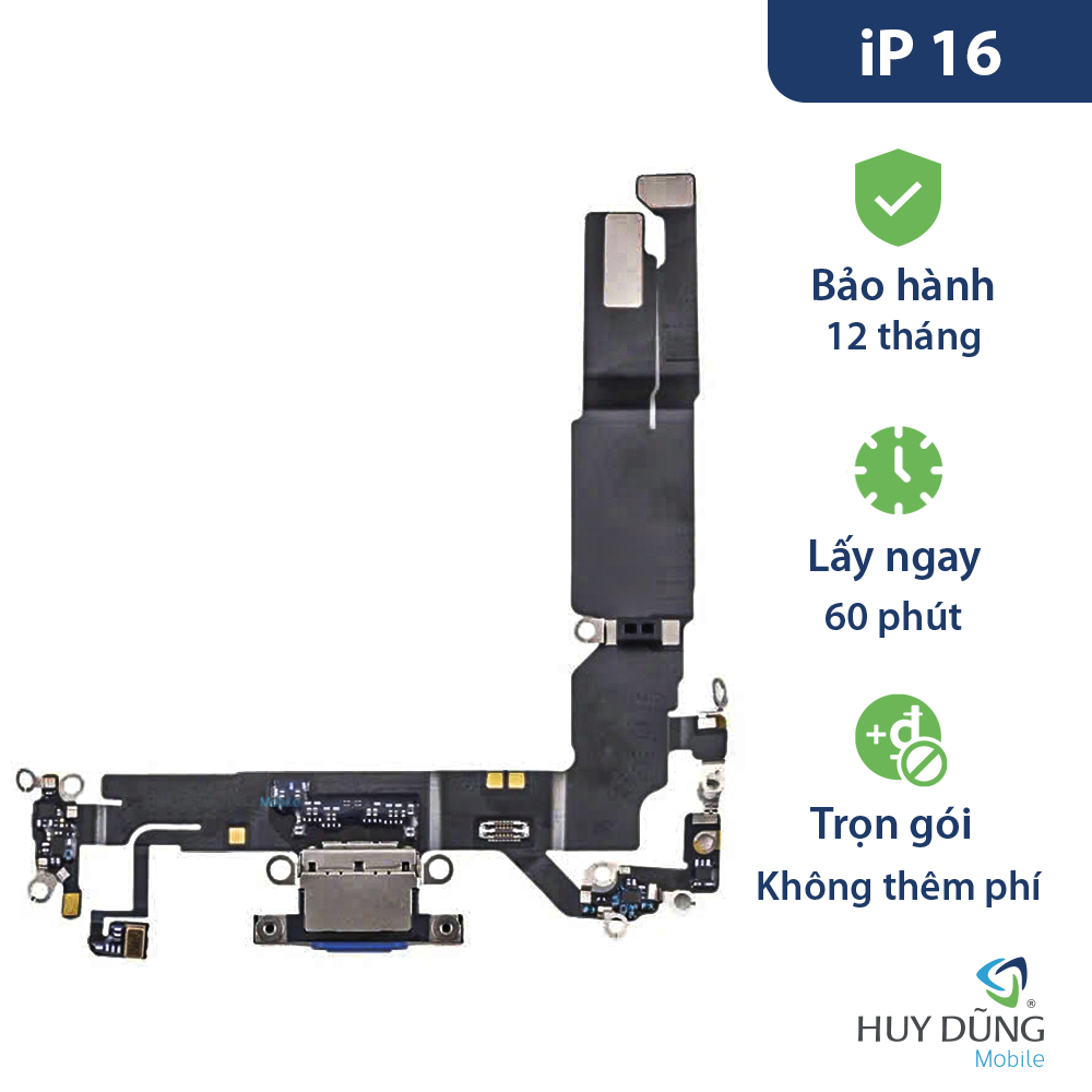 Thay chân sạc iPhone 16