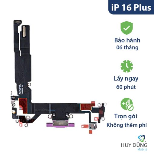 Thay jack cắm tai nghe iPhone 16 Plus