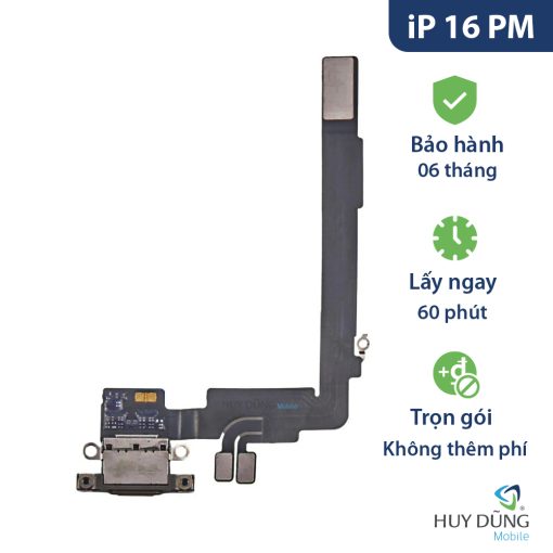 Thay jack cắm tai nghe iPhone 16 Pro Max