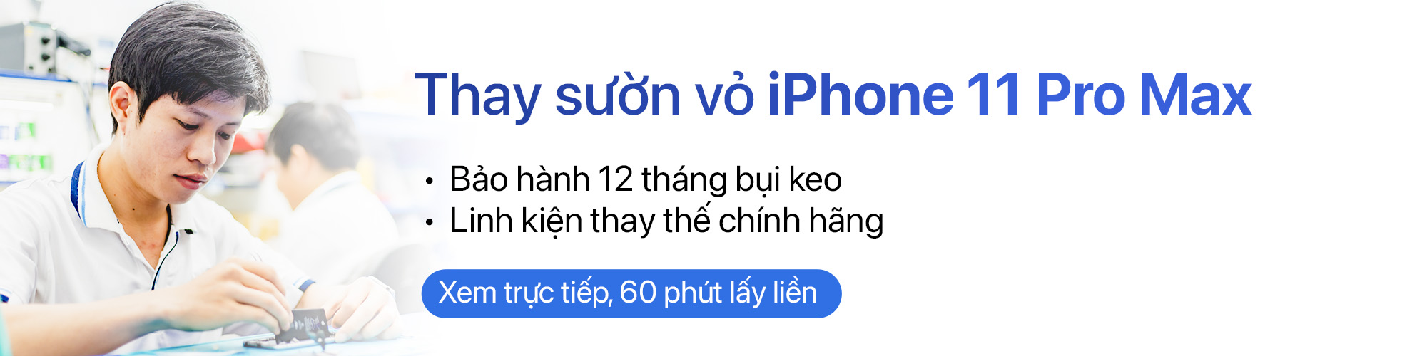 Thay vỏ iPhone 11 Pro Max