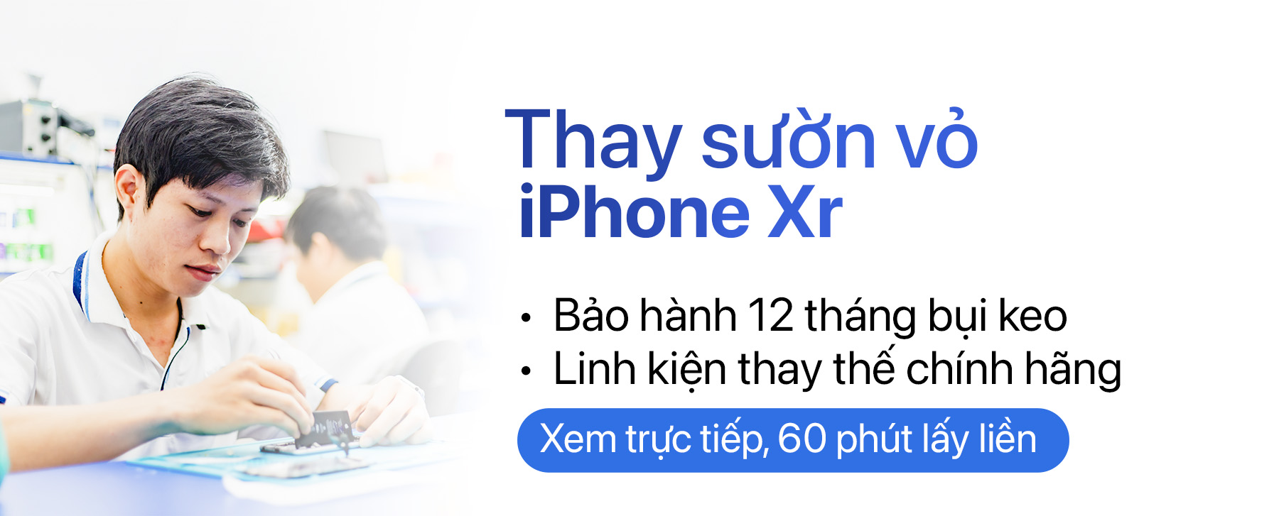 Thay vỏ iPhone Xr