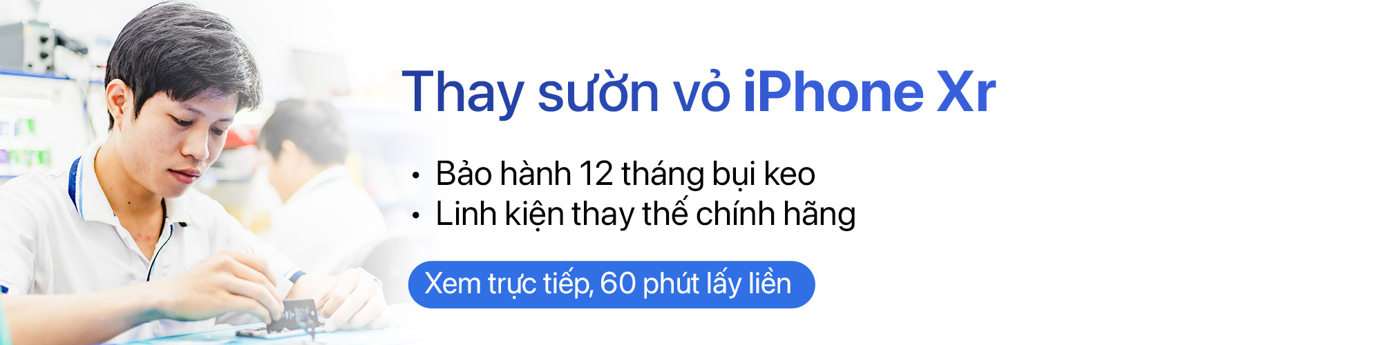 Thay vỏ iPhone Xr